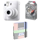 Fujifilm Instax mini 12 fotoaparat – clay white Set + film + album | Eponuda.ba