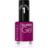Rimmel London Super Gel gel lak za nohte brez uporabe UV/LED lučke odtenek 025 Urban Purple 12 ml Cene