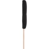 vidaXL LED vzglavnik s gumbi, črn, 100 cm, žamet | Shoptok.si