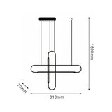  solea 45 visilica 20W 3000K crna | Eponuda.com