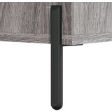  Visoka komoda siva sonome 69 5x34x180 cm od konstruiranog drva | shoptok.hr