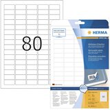 Herma Etikete 35x16,9 A4/80 1/25 removable (4345) 02H10003 | Eponuda.com