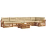  Set vanjskih sofa 7 kom. Prirodna i bež | shoptok.hr