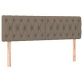  Krevet box spring s madracem LED smeđesivi 160x200 cm tkanina | shoptok.hr