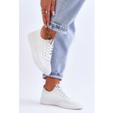 Boto PG1 Women's Openwork Lace-up Sneakers White Carinel | shoptok.hr