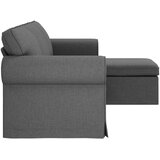SOFA Tamno siva 215 x 138 x 80 cm tkanina | shoptok.hr