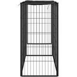  Ograda za pse sa 6 panela crna 50 x 100 cm čelik obložen prahom | shoptok.hr