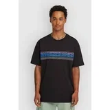 Logo Stripe T-shirt black out