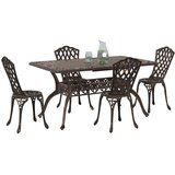  Vrtni set za objed 5 pcs Bronzana Aluminij | shoptok.hr