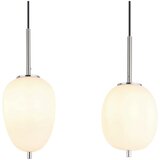 Globo Viseća LED svjetiljka Blacky I (40 W, Broj žarulja: 4 Kom., D x Š x V: 110 x 18,5 x 120 cm, Srebrna, E14) | shoptok.hr