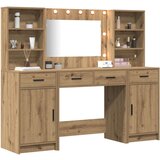  Set za toaletni stolić od 3 dijela - Umjetni hrast | shoptok.hr