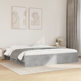 Maison Chic Posteljni okvir - Dvoposteljna postelja - Zakonska postelja brez vzmetnice 180x200 cm inženirski les-J3325, (21766453) | Shoptok.si