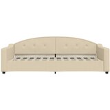 Dnevni krevet na razvlačenje s ladicama krem 90x200 cm tkanina | shoptok.hr