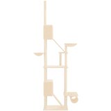  Penjalica za mačke od poda do stropa krem 277 - 303 cm | shoptok.hr