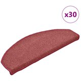  Prostirke za stepenice 30 kom 65x24x4 cm Bordo poluokrugle velike | shoptok.hr
