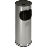 VAR nostni kombinirani pepelnik, nerjavno jeklo, prostornina 17 l, VxØ 610 x 250 mm, nerjavno jeklo | Shoptok.si
