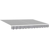 Tenda na uvlačenje antracit i bijela 3x2,5 m tkanina i aluminij | shoptok.hr