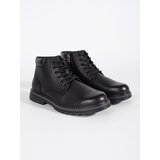Shelvt Men's black lace-up ankle boots | Shoptok.si