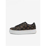 Guess Black Women's Patterned Sneakers on Garmini 2 Platform - Women | ePonuda.com