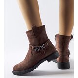 Gemre Brown eco-suede ankle boots Valente | shoptok.hr