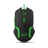 Miš ESPERANZA GAMING FIGHTER 6D MX205, GREEN, 2400dpi, ergonomic, EGM205G