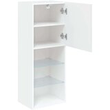 vidaXL TV ormarić s LED svjetlima bijeli 40 5x30x102 cm | shoptok.hr