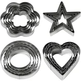  Set metalnih oblika - 5 komada | razni oblici (metalni kalupi)