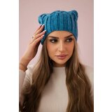 Kesi Cap with fleece Milano K203 turquoise Cene