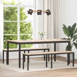  Klupa Prirodna 160 x 35 x 45 cm Čvrsto borovo drvo | shoptok.hr