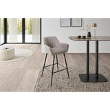 MID.YOU BARSKI STOL, črna, rjavosiva | Shoptok.si