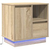  Noćni ormar Sonoma hrast 50 x 34,5 x 50 cm. Konstruirano drvo | shoptok.hr