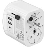 Gembird TPA-EU2A1C15-01-W univerzalni adapter za napaјanje za sve zemlje USB + Type-C punjač 20W, Beli | Eponuda.com