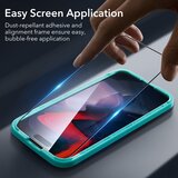 ESR premium kaljeno staklo za iPhone 15 Pro Max - crno | Eponuda.com