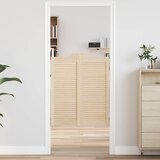 vidaXL Okretna vrata s rešetkama 1 par 100x80 cm puno drvo bor | shoptok.hr