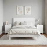  Noćni ormar 2 pcs Bijela 33,5 x 34,5 x 50 cm Konstruirano drvo Cijene