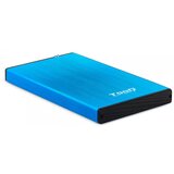 TooQ Zunanja škatla 2.5' Sata Usb 3.0/3.1 kovinsko modra, (21407259) | Shoptok.si