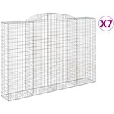  Lučne gabionske košare 7 kom 300x50x200/220cm pocinčano željezo | shoptok.hr