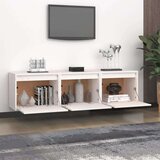 TV omarica 3 kosi bela trdna borovina, (20731859) | Shoptok.si