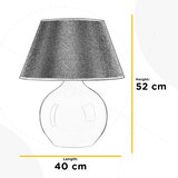 Lesnina XXXL NAMIZNA SVETILKA 40/52 cm | Shoptok.si