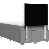  Krevet s oprugama i madracem svjetlosivi 120x190 cm od tkanine | shoptok.hr