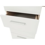 Kondela Pisalna miza, sonoma hrast/bela, EUSTACH | Shoptok.si