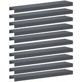 Profil za rubove vrta 10 kom. 100 x 20 x 5 cm Čelik Antracit | shoptok.hr