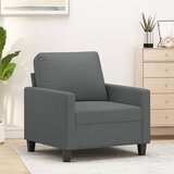  The Living Store Fotelj temno siv 60 cm blago - Fotelj, (21454365) Cene