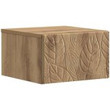 vidaXL Stenska stranska miza Artisan hrast 34,5 x 33 x 20 cm, (5000247427) | Shoptok.si