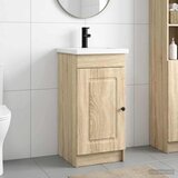 Kupaonski umivaonik s sudoperom Hrast sonoma 42 x 40 x 84,5 cm | shoptok.hr