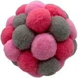 loptice za igru za mačke Pink Plush - 1 komad