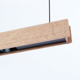  Immax NEO 07304L - LED prigušiva luster na sajli MADEIRA 33W/230V Wi-Fi Tuya 152 cm hrast | Eponuda.com