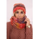 Kesi Women's set with mohair thick P106 red+yellow+blue Cijene