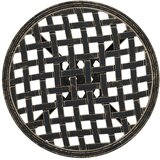 vidaXL Vrtna miza bronasta Ø48x53 cm liti aluminij | Shoptok.si