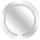 ogledalo zidno okruglo led d.45x2.5cm mdf staklo bijela